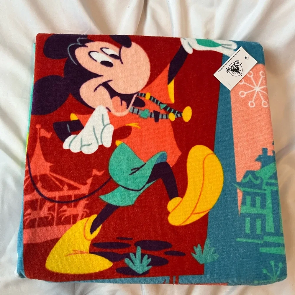 Disney Colorful Cartoon Beach Towel